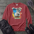 Old School 100 Days Of Learning Long Sleeve T-Shirt