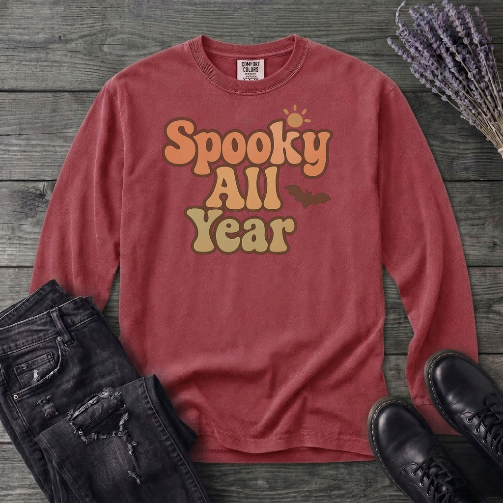 Spooky All Year Long Sleeve T-Shirt