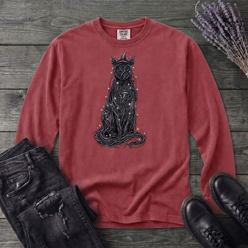 willow witch cat Long Sleeve T-Shirt