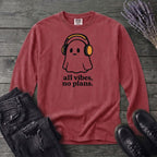 all vibes no plans Long Sleeve T-Shirt