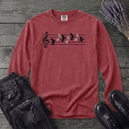 Music In Flight Long Sleeve T-Shirt
