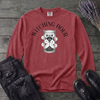Witching Hour Raccoon Hourglass Long Sleeve T-Shirt