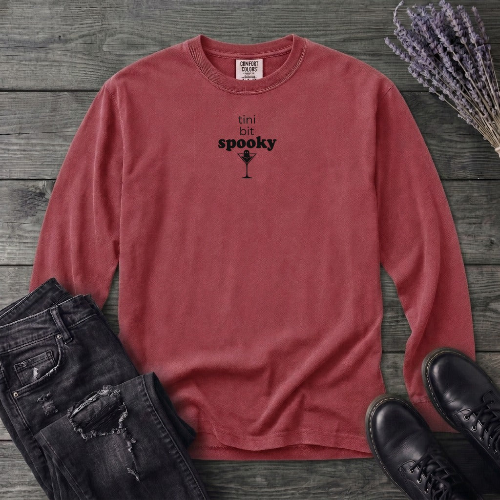 tini bit spooky Long Sleeve T-Shirt