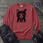 Witchy Yarn Cat Long Sleeve T-Shirt