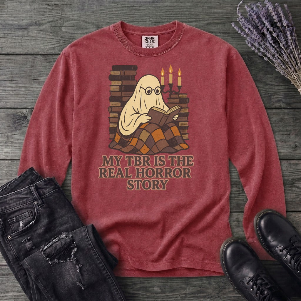 My Tbr Is The Real Horror Story Long Sleeve T-Shirt