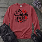 domestically feral Long Sleeve T-Shirt