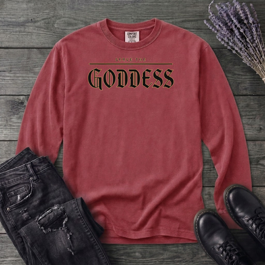 Serve The Goddess Long Sleeve T-Shirt