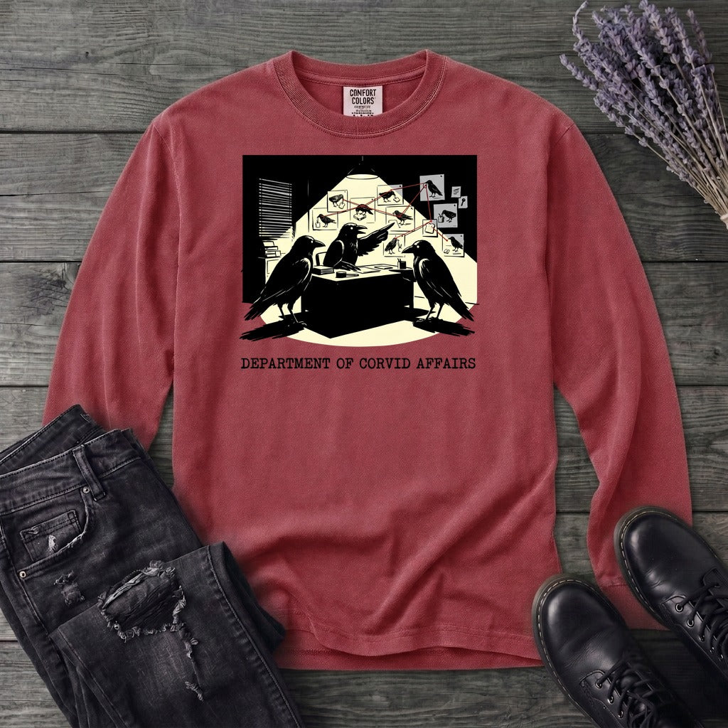 Department of Corvid Affairs Long Sleeve T-Shirt