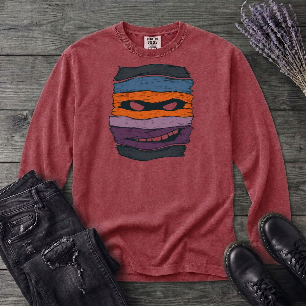 Mummy Stripes Long Sleeve T-Shirt