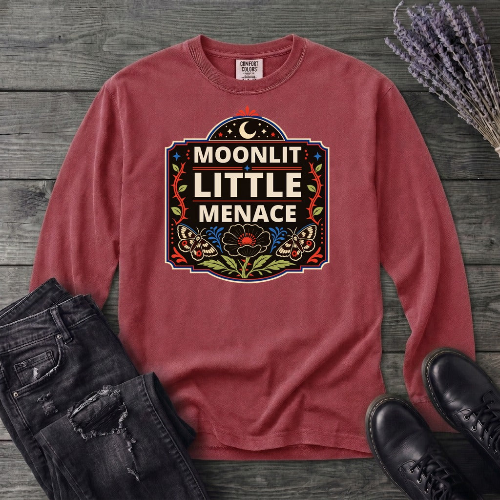 Moonlit Little Menace Long Sleeve T-Shirt