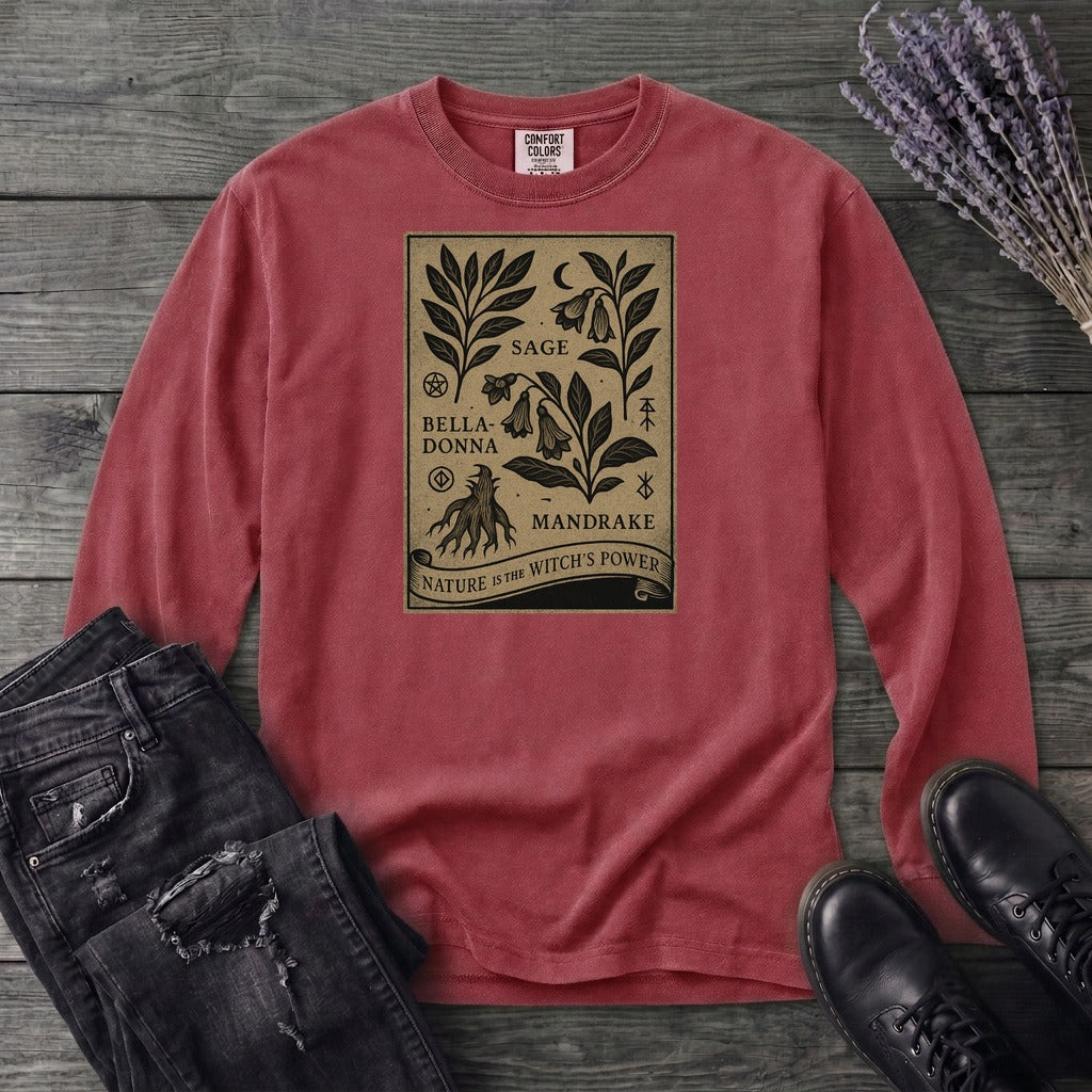 Nature Is The Witchs Power Long Sleeve T-Shirt