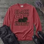 Black Cat Energy Long Sleeve T-Shirt