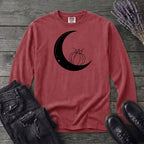 Moon And Pumpkin Long Sleeve T-Shirt