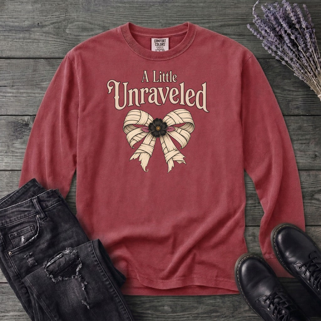A Little Unraveled Long Sleeve T-Shirt