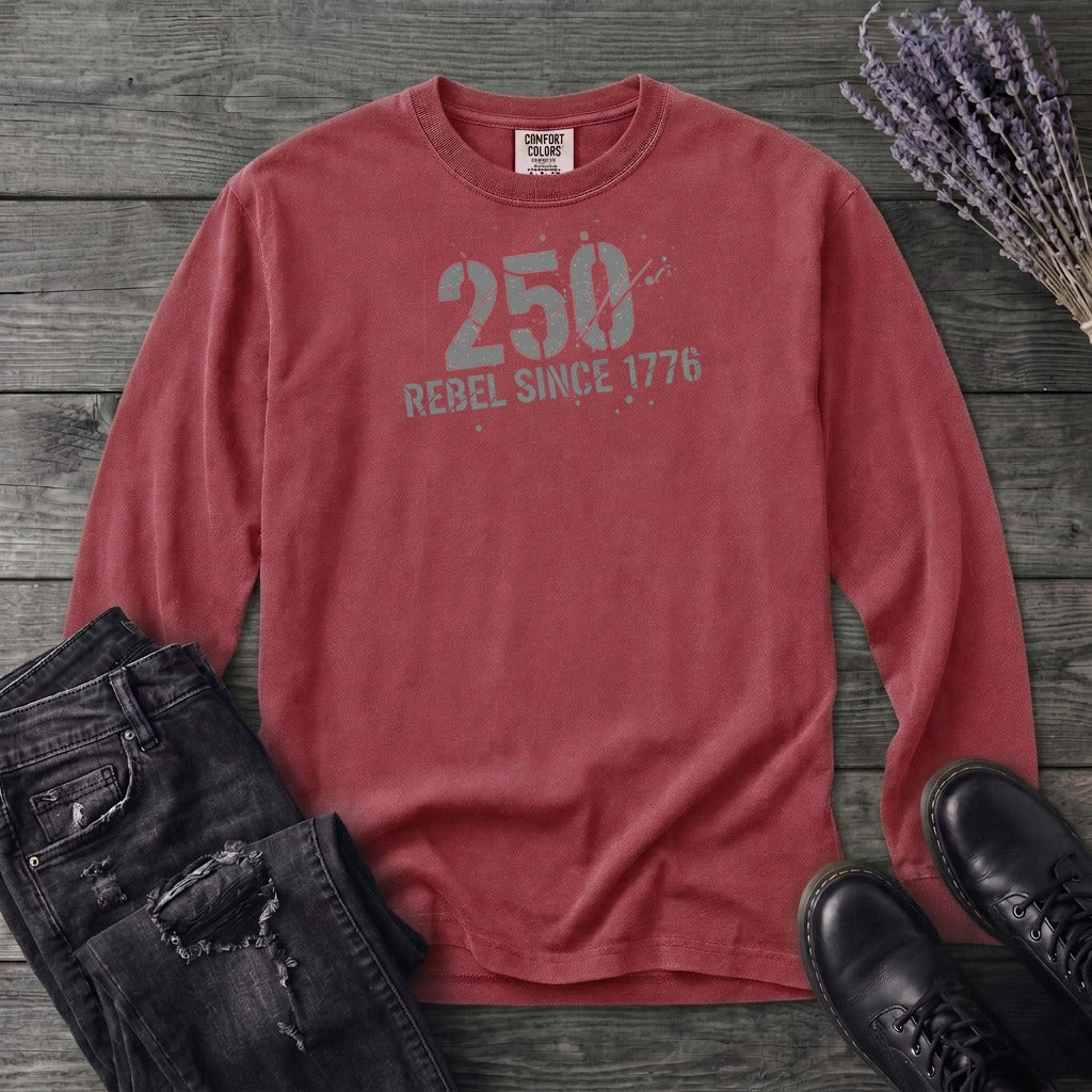 250 Rebel Since 1776 Long Sleeve T-Shirt