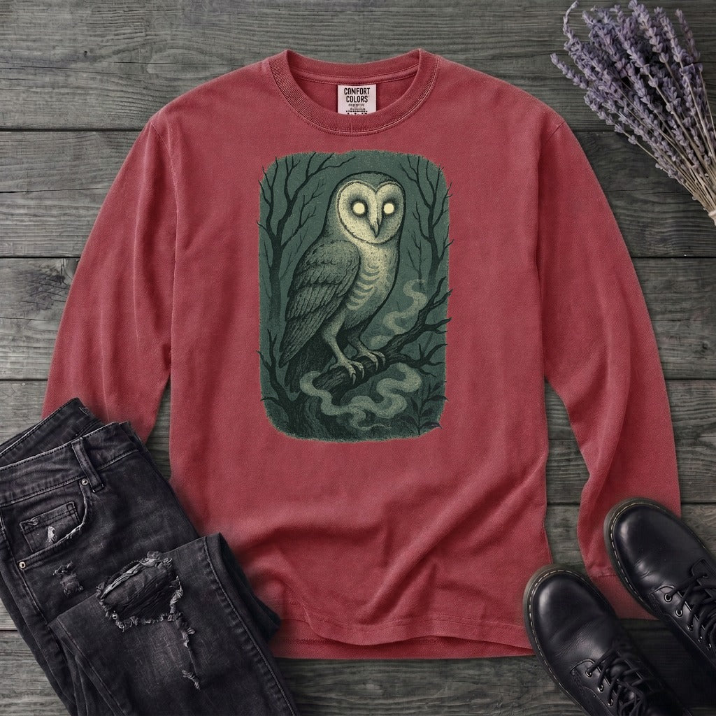 Woodland Spirits Owl Long Sleeve T-Shirt