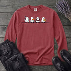 Four Ghost Thanksgiving Long Sleeve T-Shirt