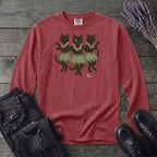 Hula Black Cat Trio Long Sleeve T-Shirt