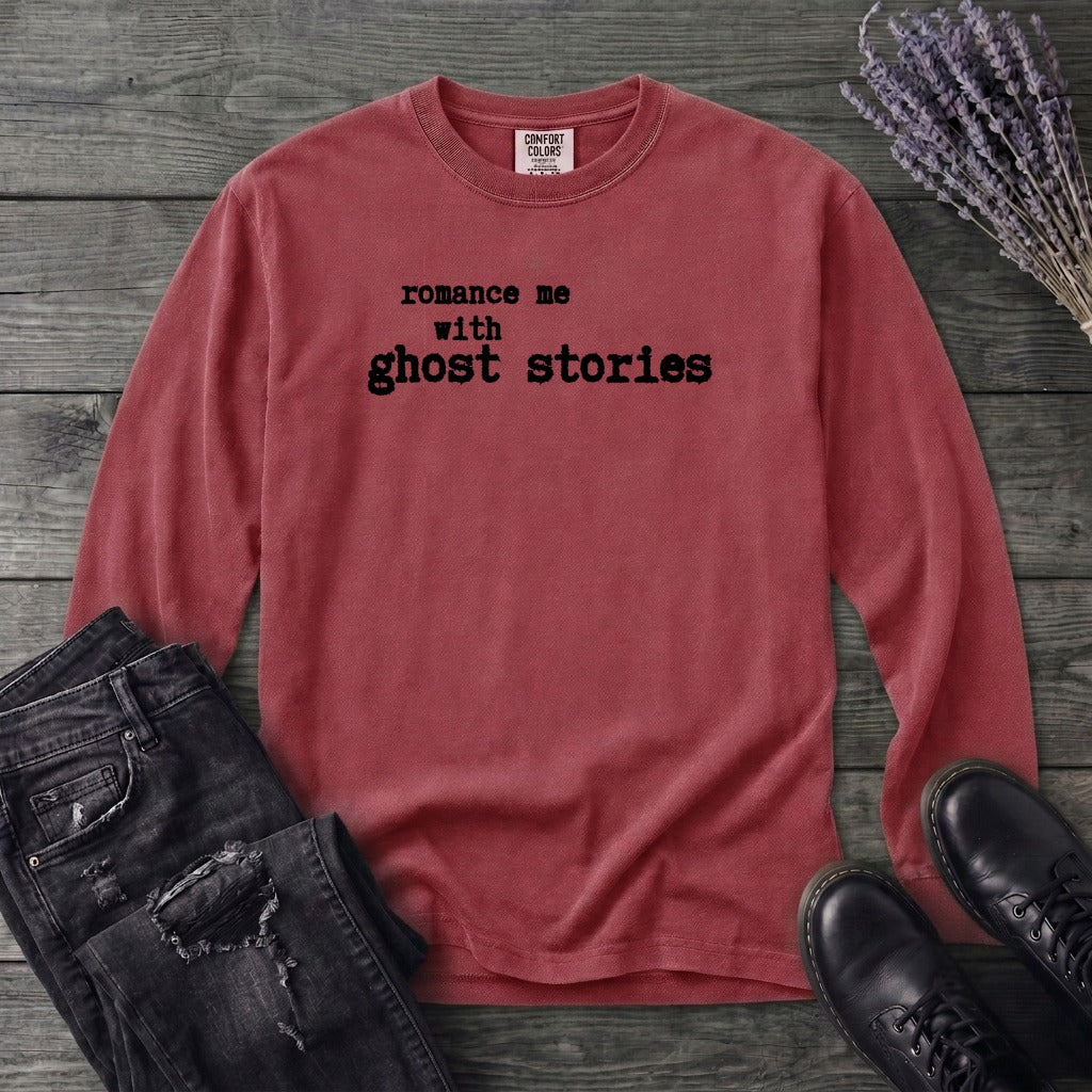 Romance Me With Ghost Stories Long Sleeve T-Shirt