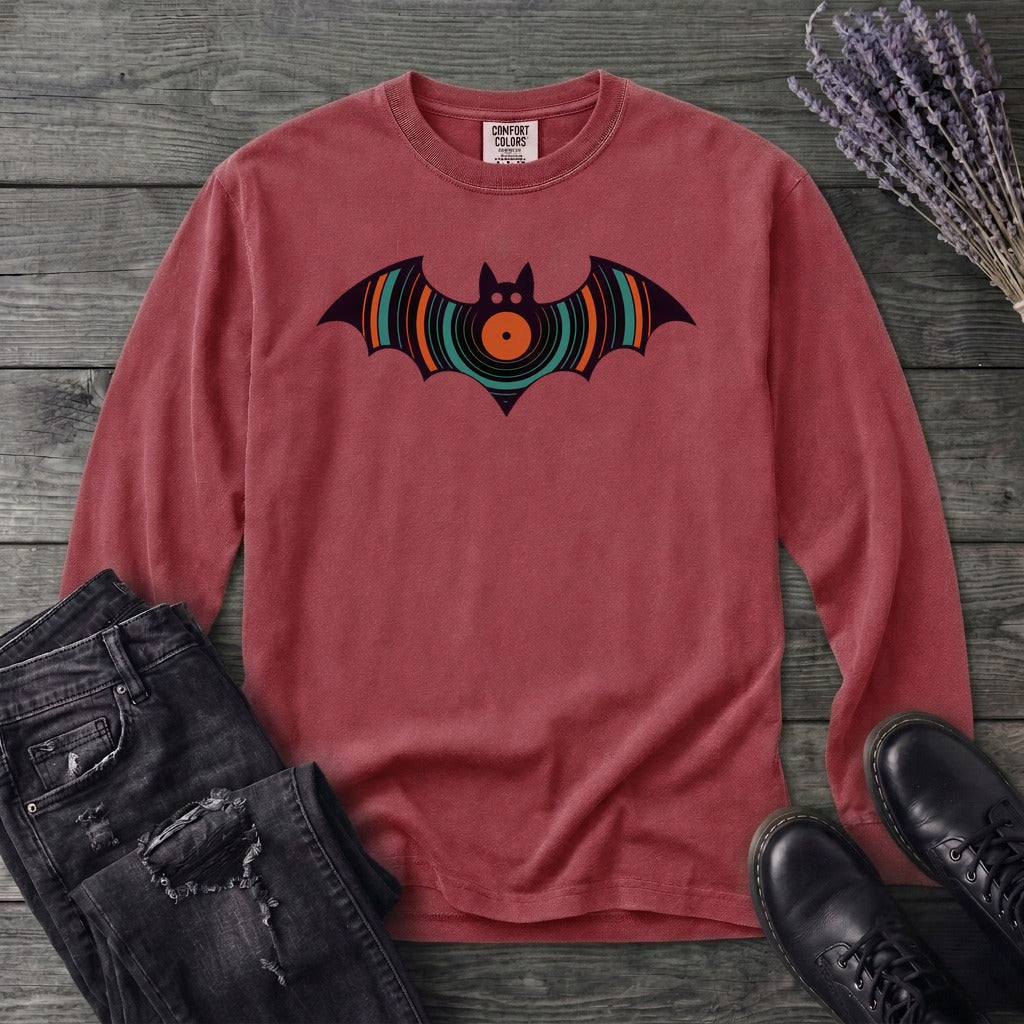Bat Vinyl Long Sleeve T-Shirt