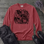 familiar collage stack Long Sleeve T-Shirt