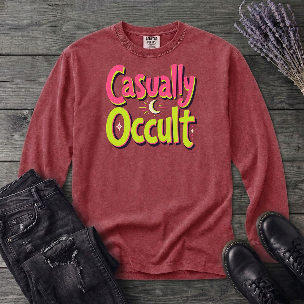 Bright Casually Occult Long Sleeve T-Shirt