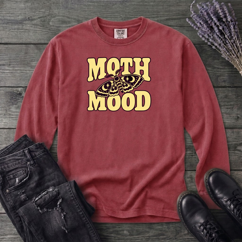 Moth Mood Long Sleeve T-Shirt