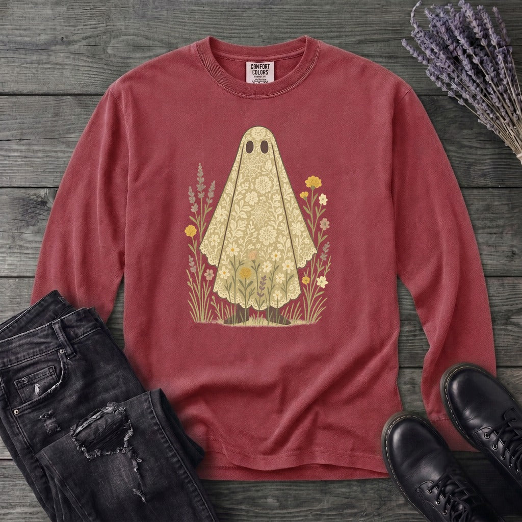 lace ghost Long Sleeve T-Shirt