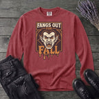 Fangs Out For Fall Long Sleeve T-Shirt