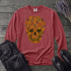 autumn leaves skull Long Sleeve T-Shirt
