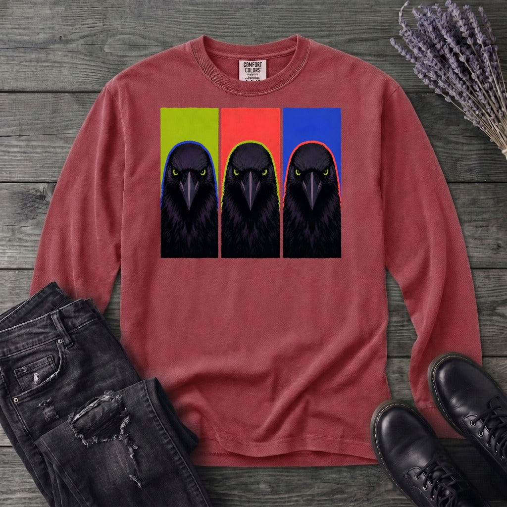 Crow Lineup Long Sleeve T-Shirt