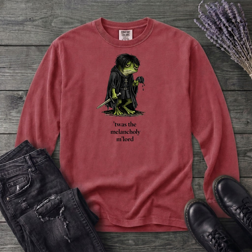 Twas The Melancholy Long Sleeve T-Shirt