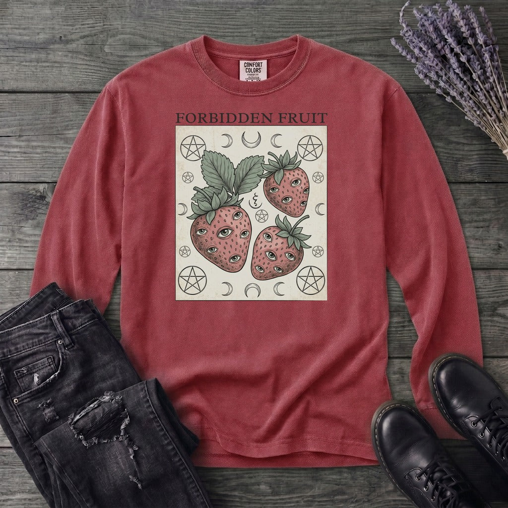 Forbidden Fruit Strawberries Long Sleeve T-Shirt