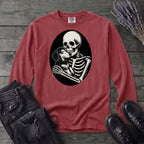 Skeleton Dachshund Hug Long Sleeve T-Shirt