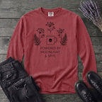 powered by moonlight & spite Long Sleeve T-Shirt
