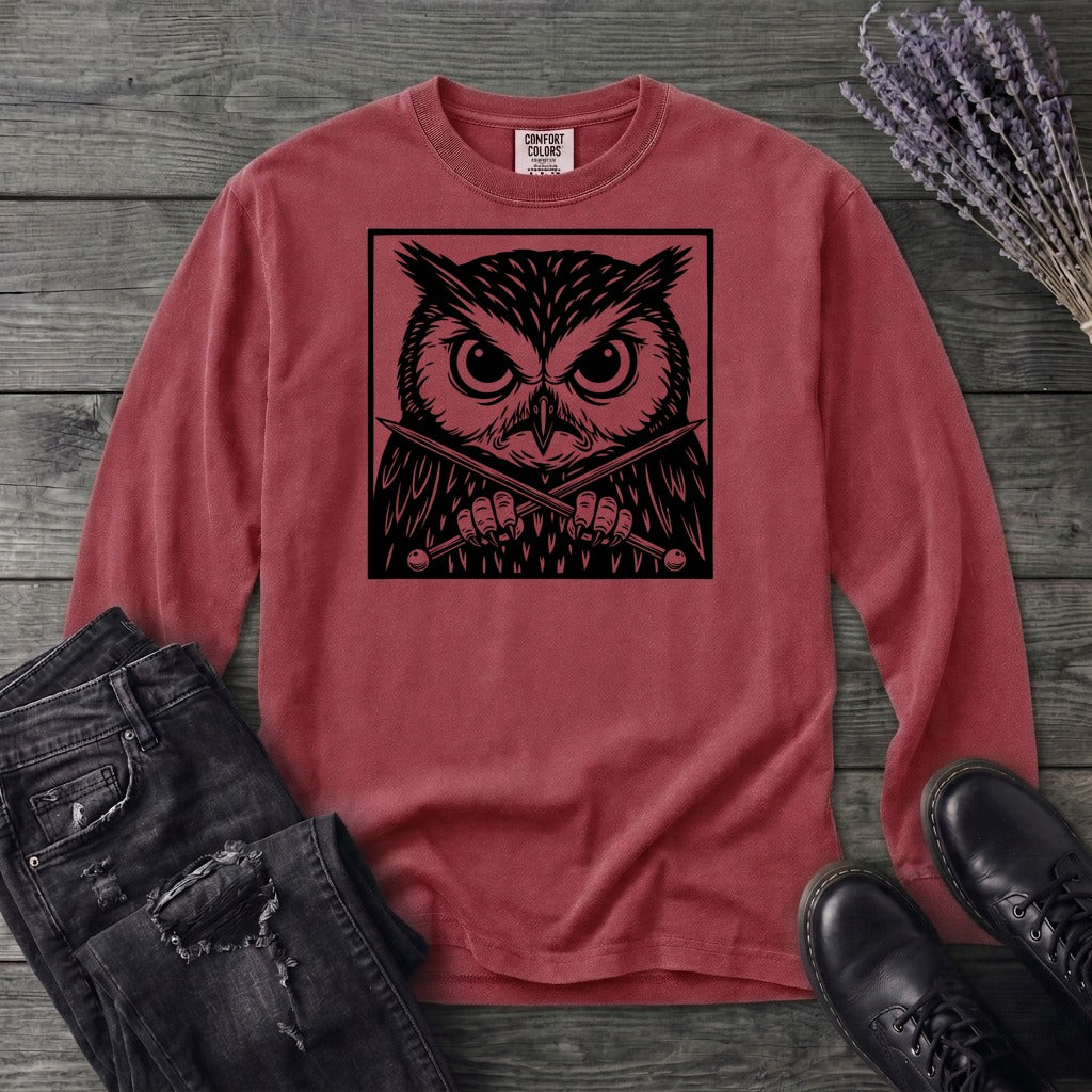 Owl Knitter Long Sleeve T-Shirt