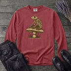 Frog Skeleton Mushroom Long Sleeve T-Shirt