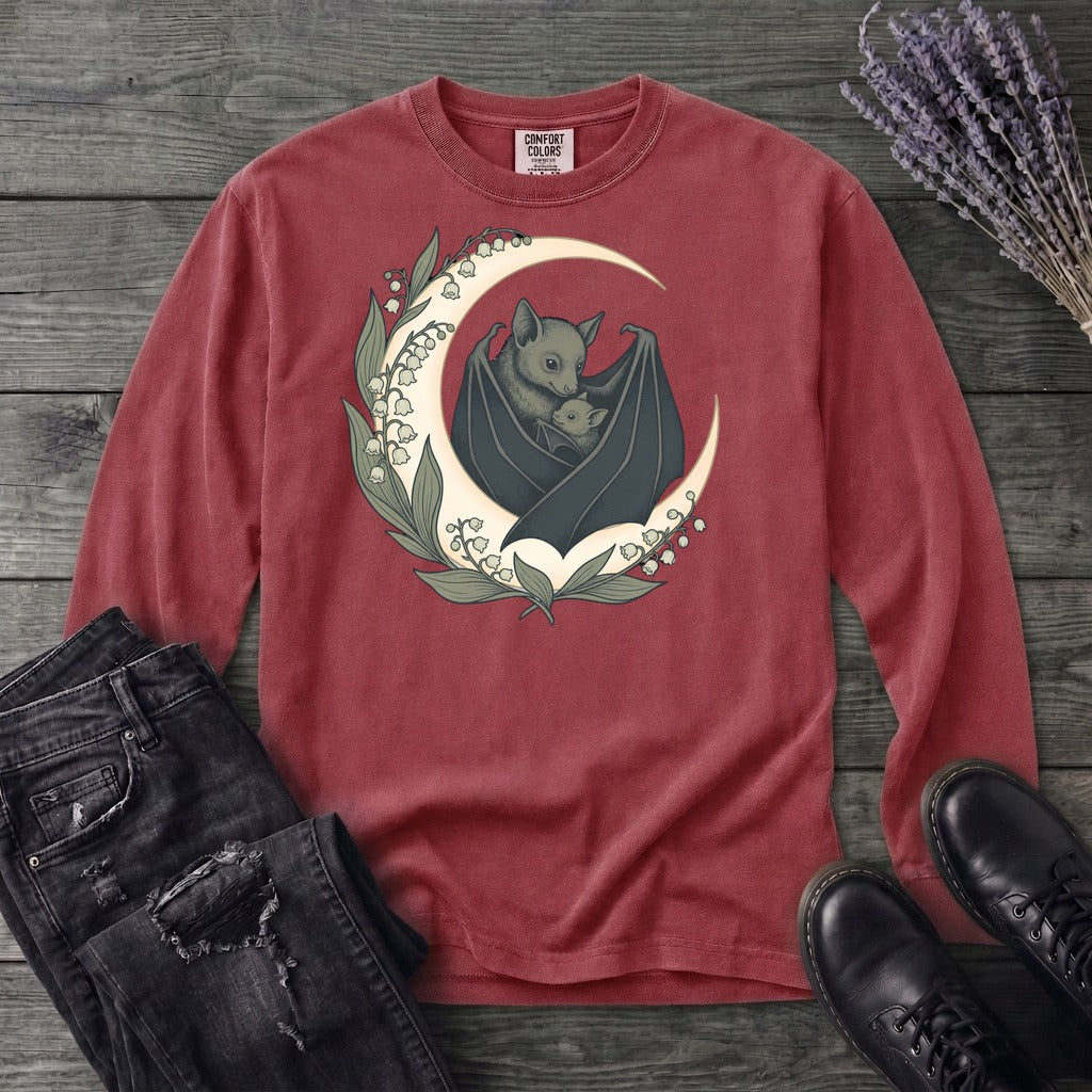 mom and baby bat Long Sleeve T-Shirt
