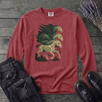 Stampeding Ghost Horses Long Sleeve T-Shirt