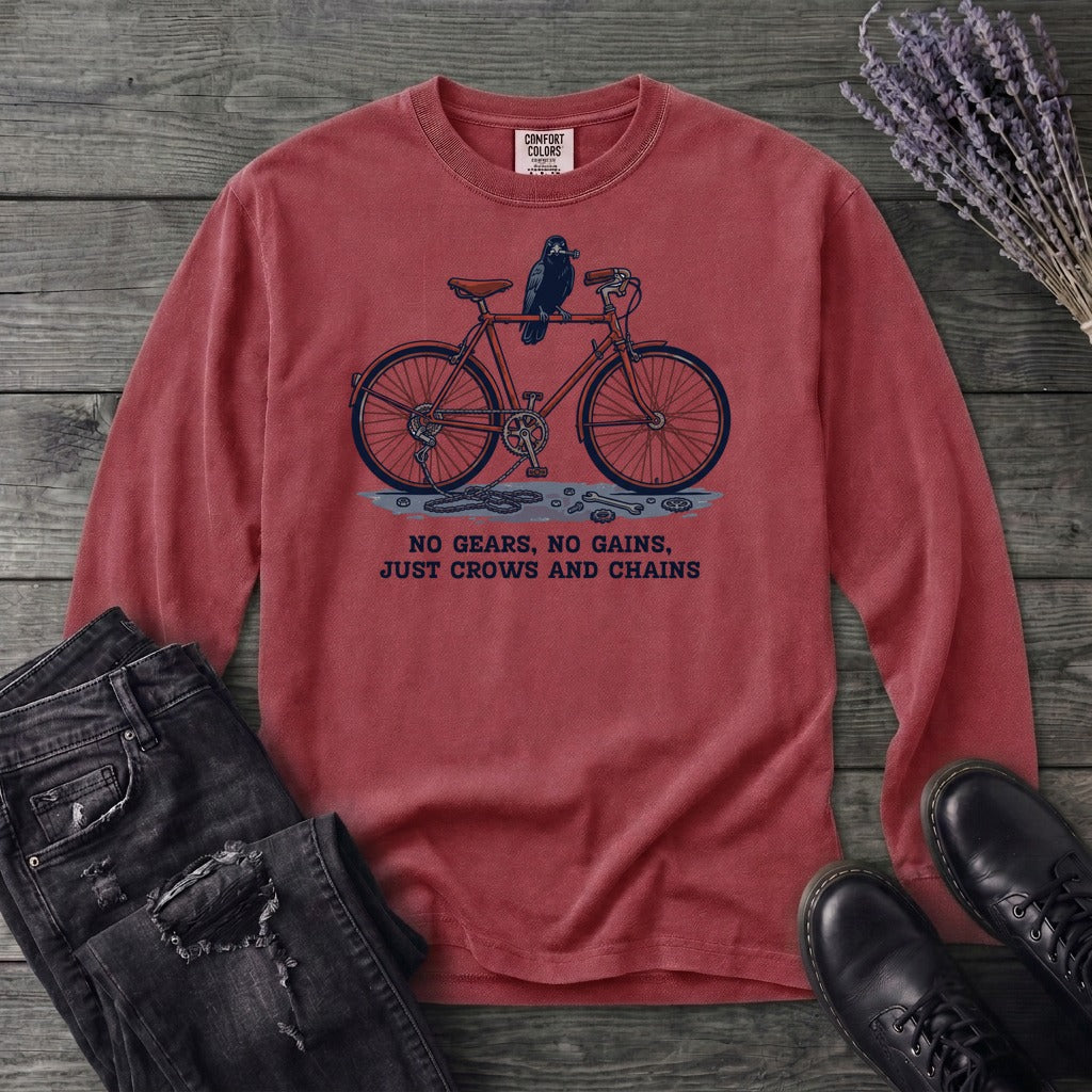 No Gears No Gains Long Sleeve T-Shirt