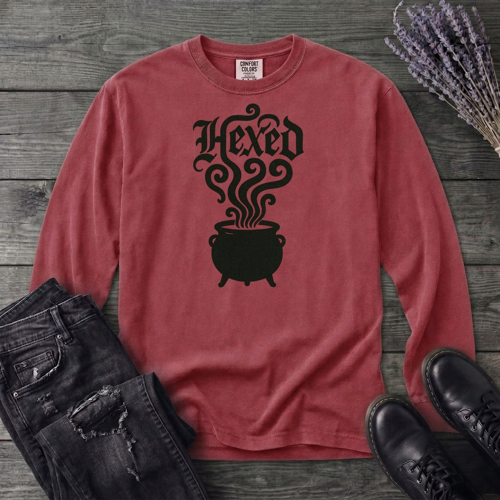 Hexed Cauldron Long Sleeve T-Shirt