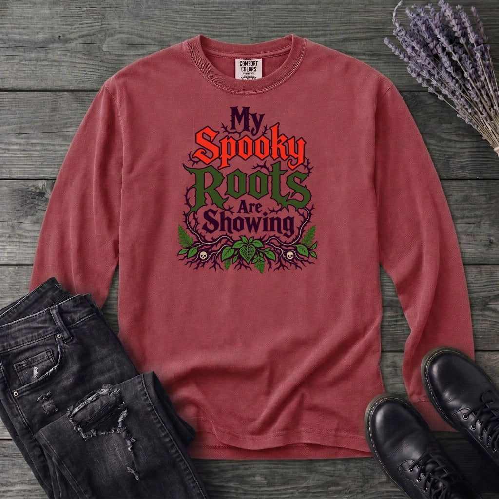 My Spooky Roots Are Showing Long Sleeve T-Shirt