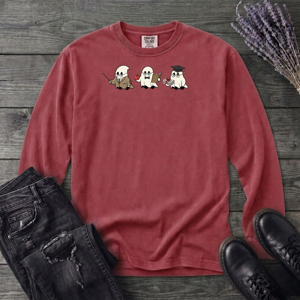 Professor Ghost Trio Long Sleeve T-Shirt