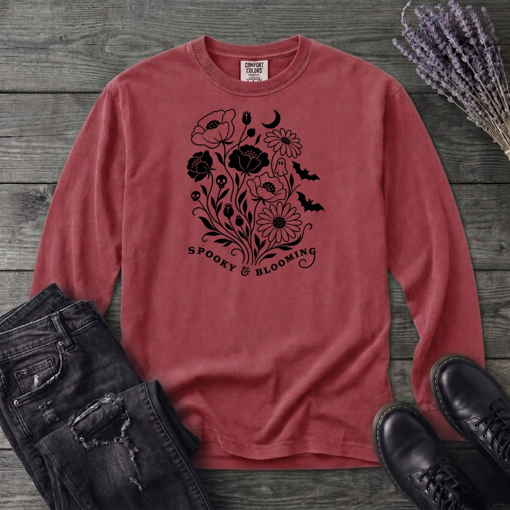 Spooky and Blooming Long Sleeve T-Shirt