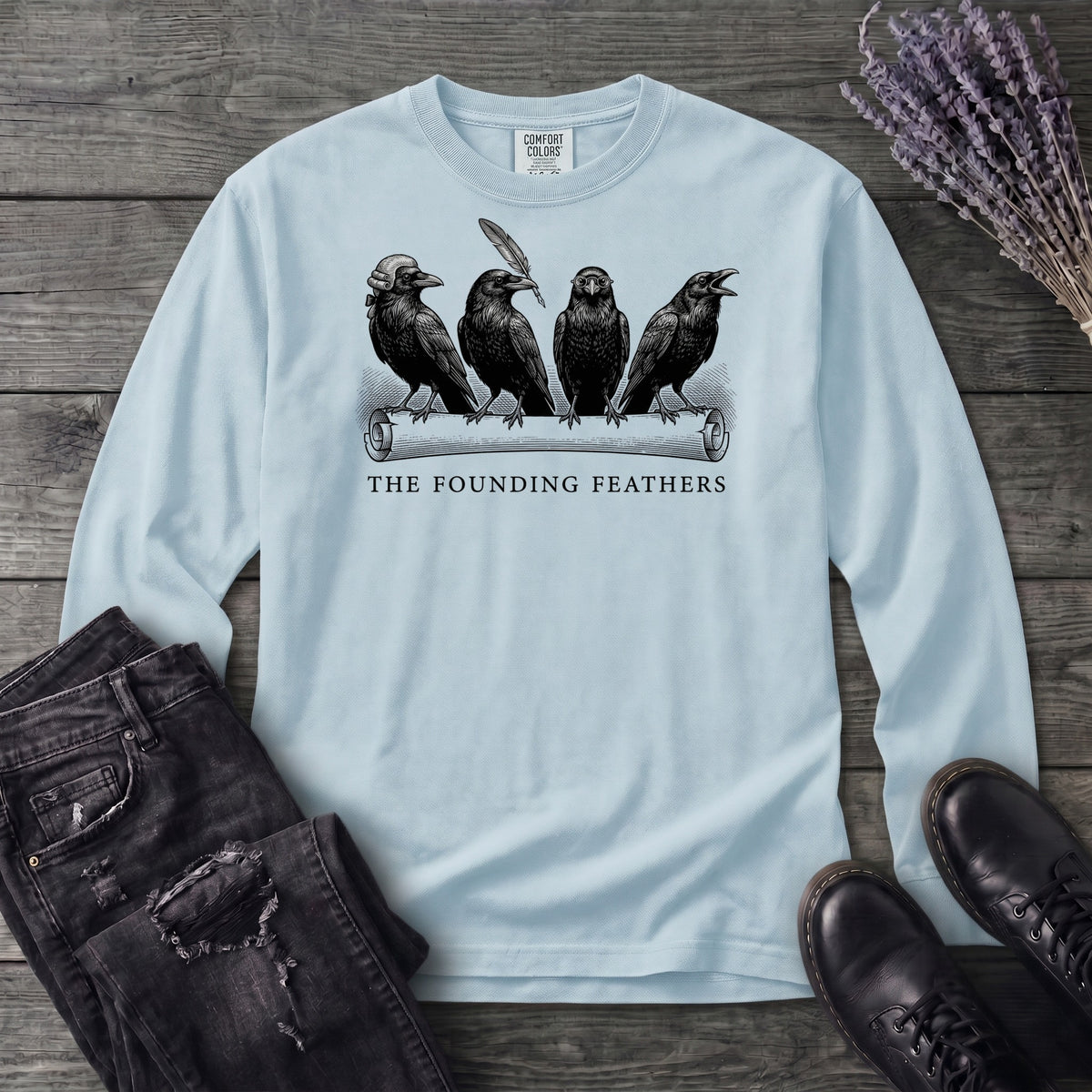 The Founding Feathers Long Sleeve T-Shirt