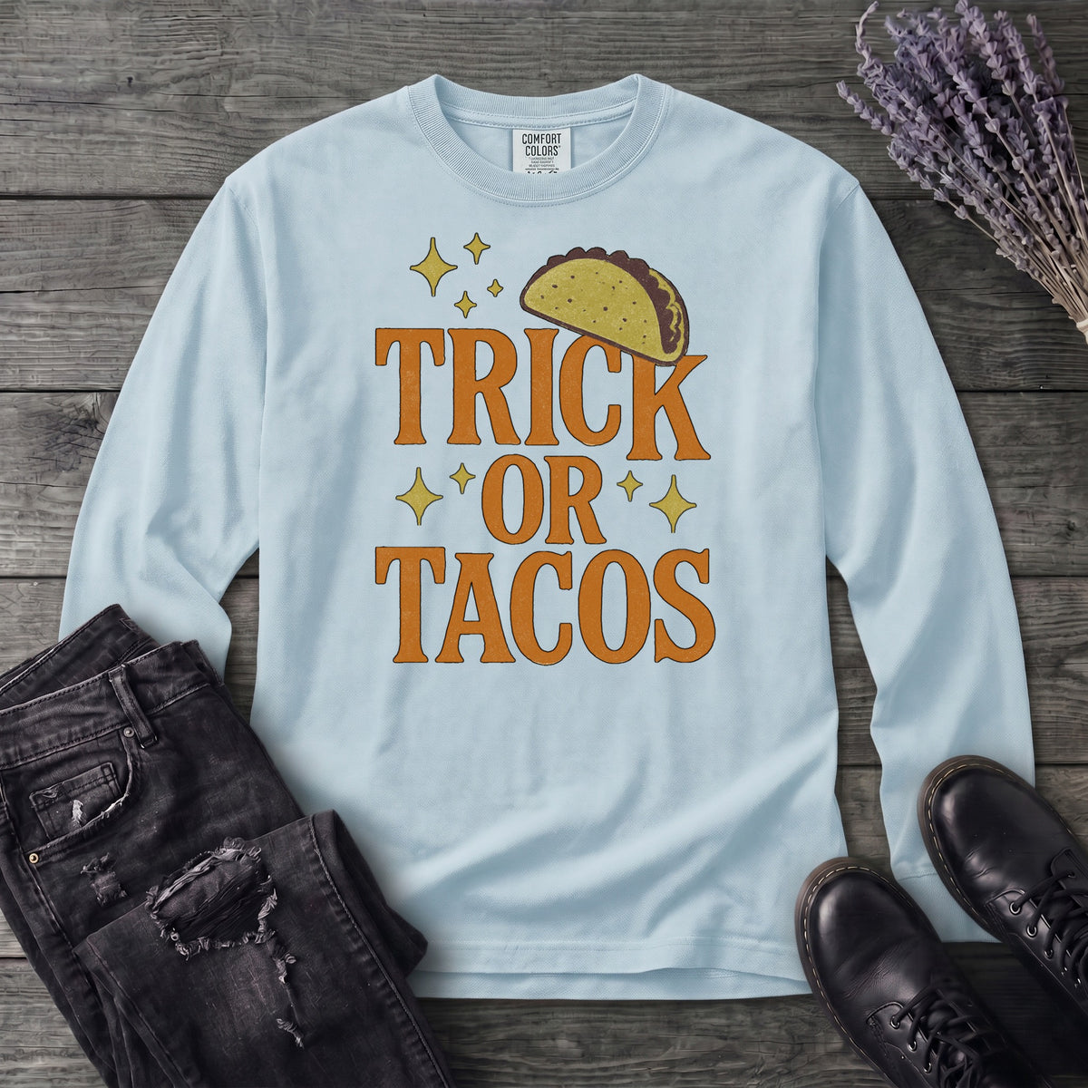 Trick Or Tacos Long Sleeve T-Shirt