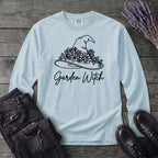 garden witch floral hat Long Sleeve T-Shirt