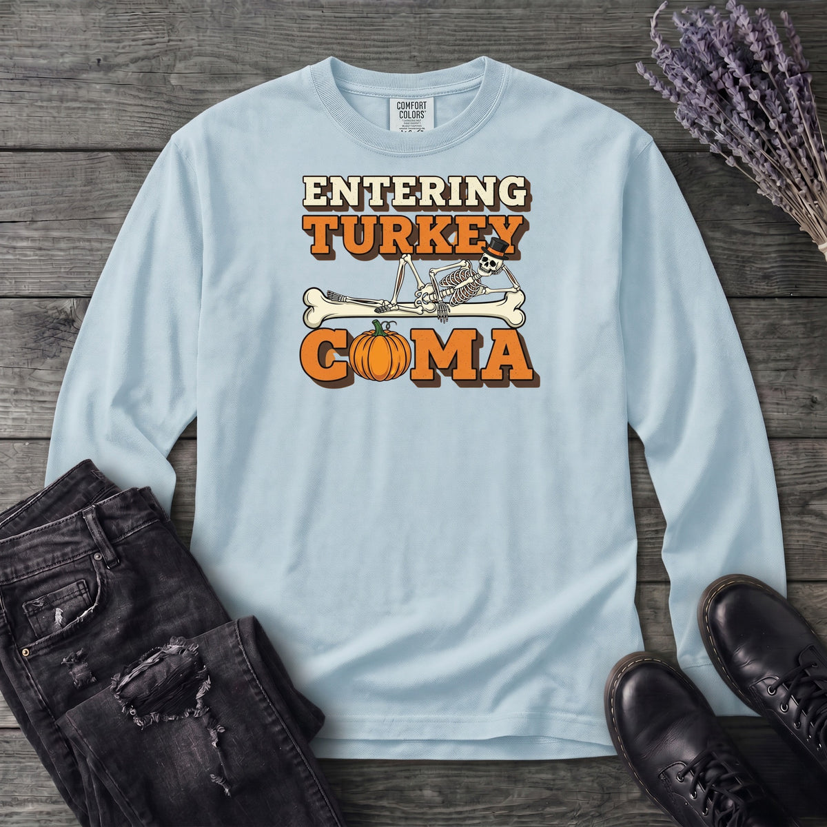 Entering Turkey Coma Long Sleeve T-Shirt