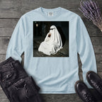 sheet ghost iced coffee curb meme Long Sleeve T-Shirt