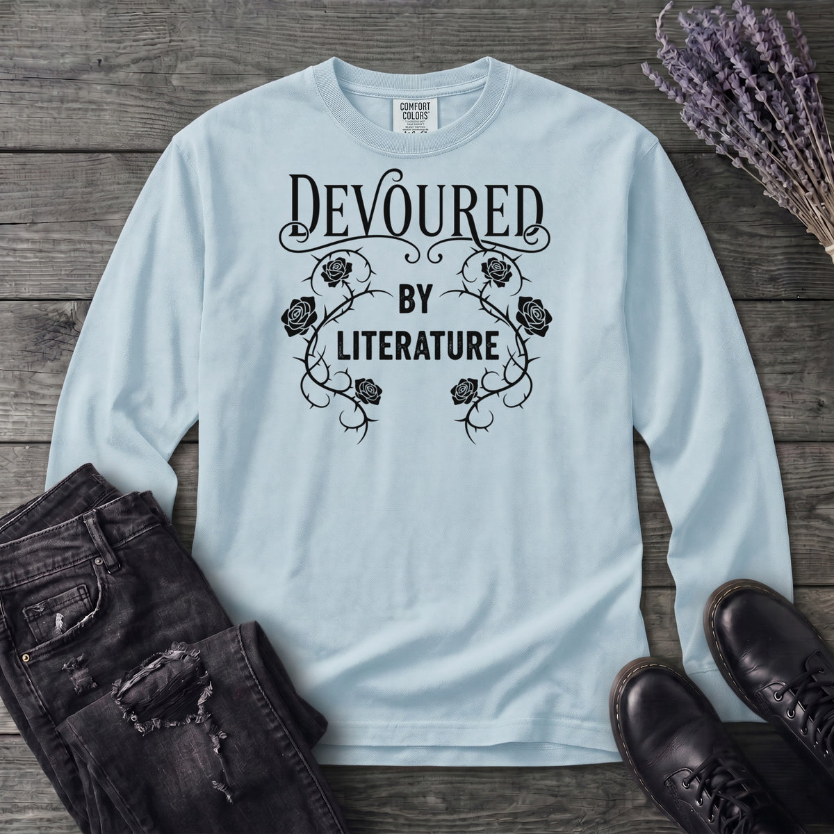 Devoured By Literature Long Sleeve T-Shirt